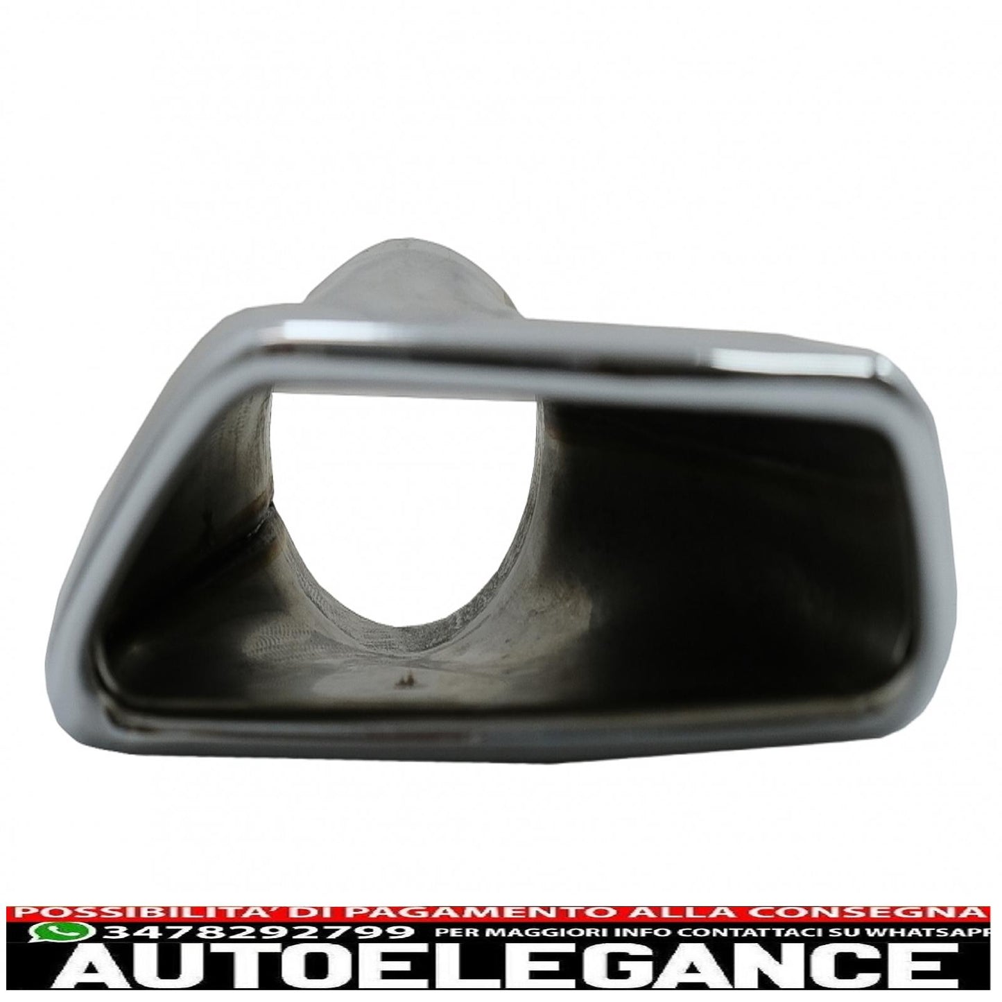 Terminali di scarico adatti per bmw serie 5 g30 g31 (2017-up) f10 f11 (2010-2014) f10 f11 lci (2015-2017) serie 6 g32 (2017-up) m-tech sport design cromato