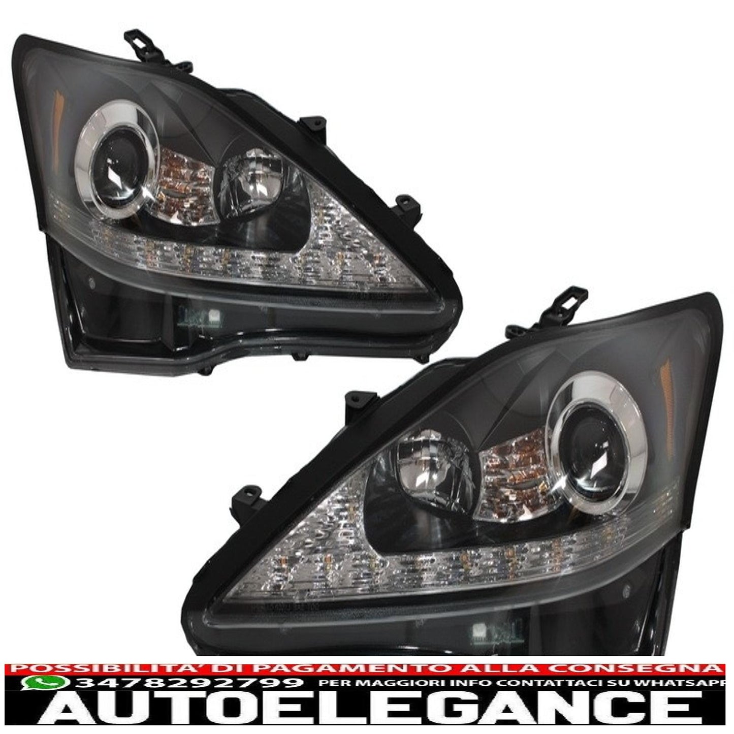 paraurti anteriore con spoiler inferiore adatto per lexus is xe20 (2006-2013) is f sport facelift xe30 dal 2014 in poi design e fari drl a led indicatori di direzione dinamici