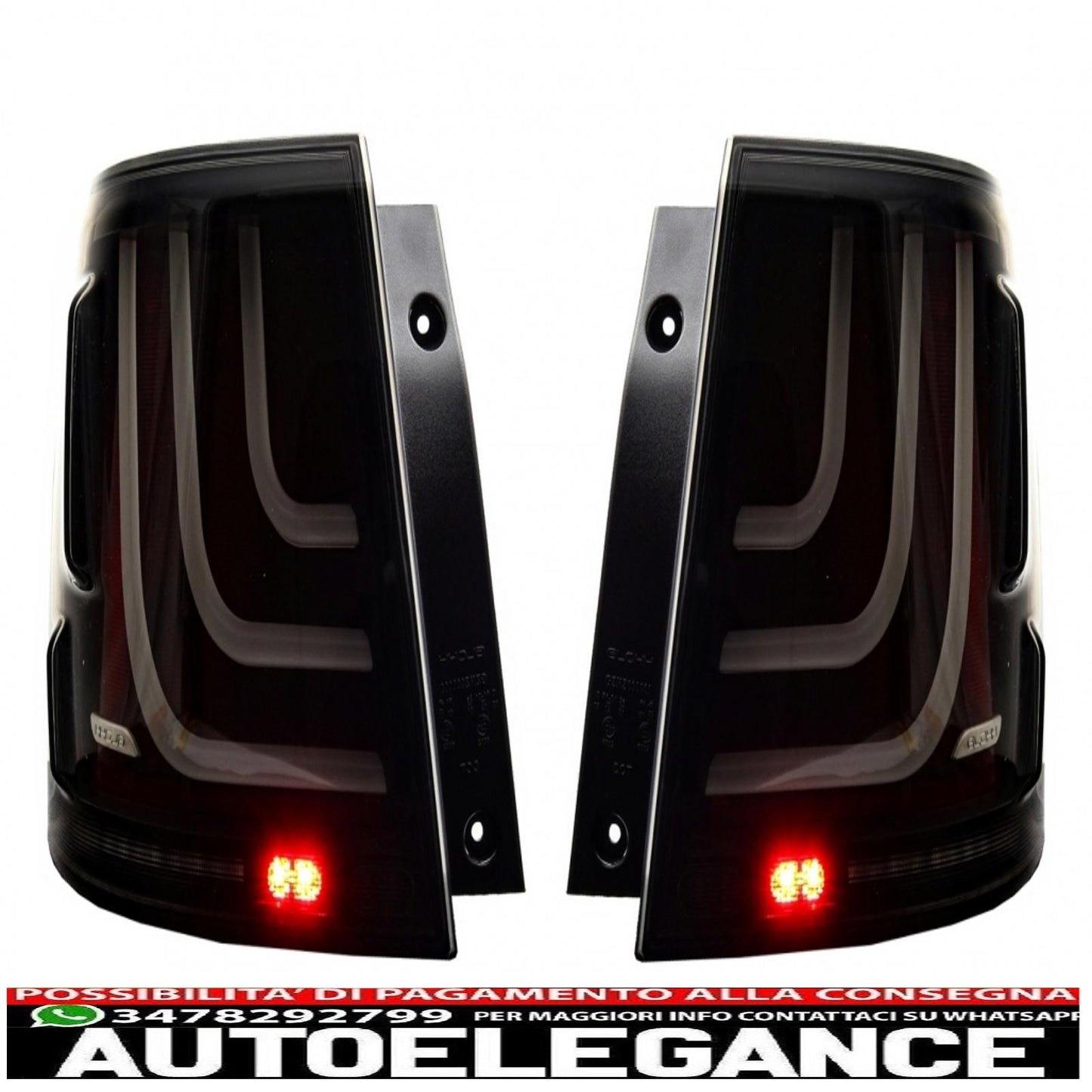 Glohh LED Light Bar Rear Lights Fit For Range Rover Sport L320 (2005-2013) GL-3X Dynamic Smoke