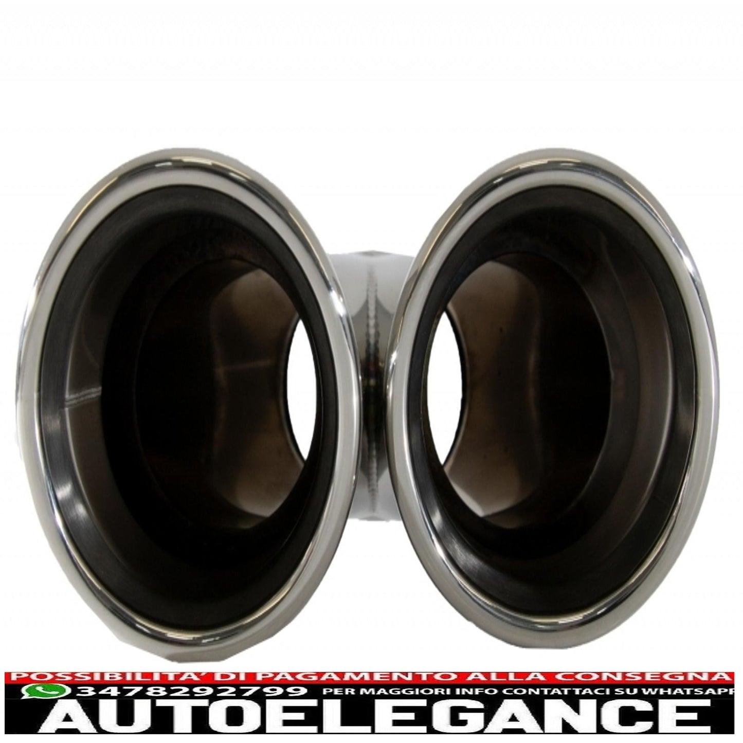 dual outlet air diffuser with tailpipes suitable for bmw 5 series f10 f11 (2011-2017) m-performance design