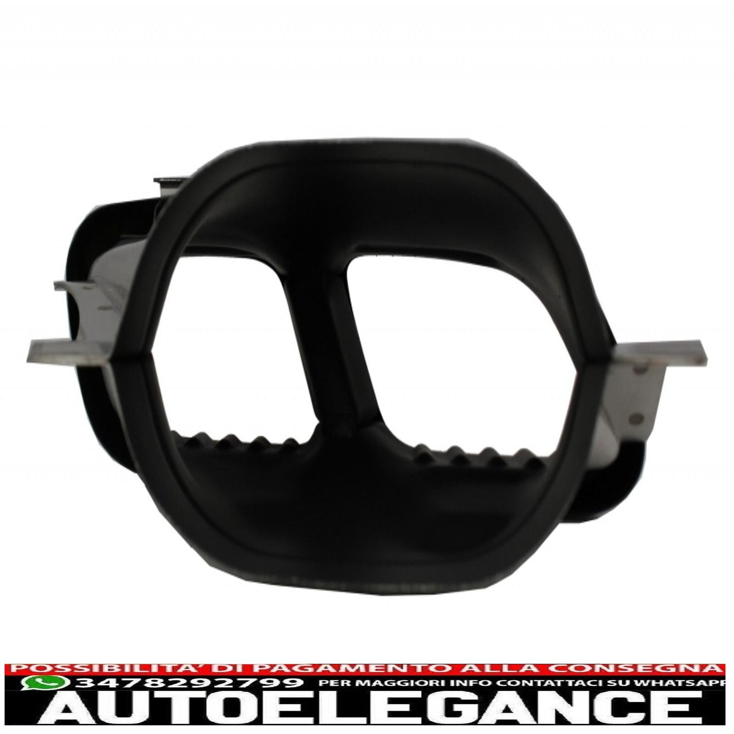 Diffusore mantovana per paraurti con alette paraurti posteriore adatto per mercedes classe c c205 a205 coupe cabriolet (2014-2019) restyling c63s design tutto nero