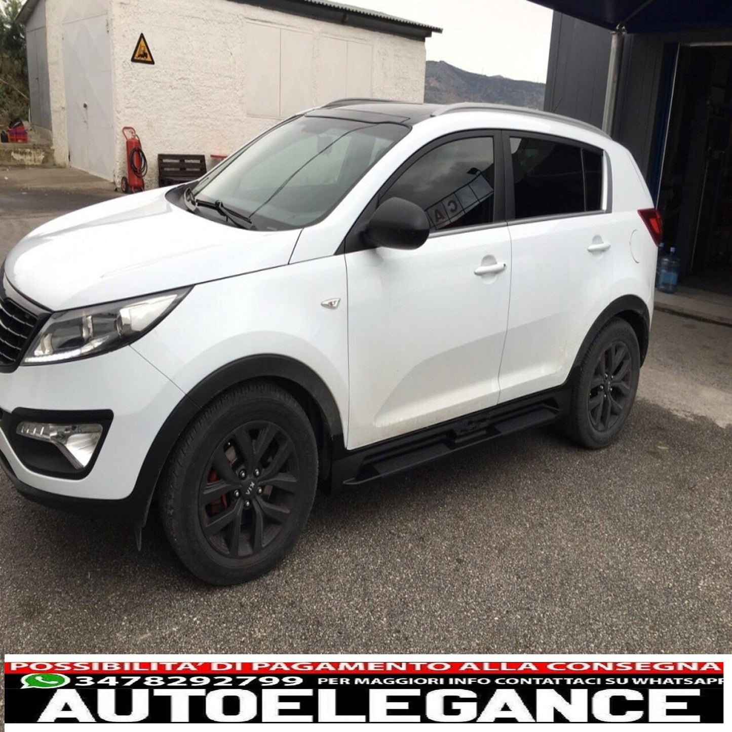 side steps suitable for kia sportage (2010-2015) oem-look (PROMO)