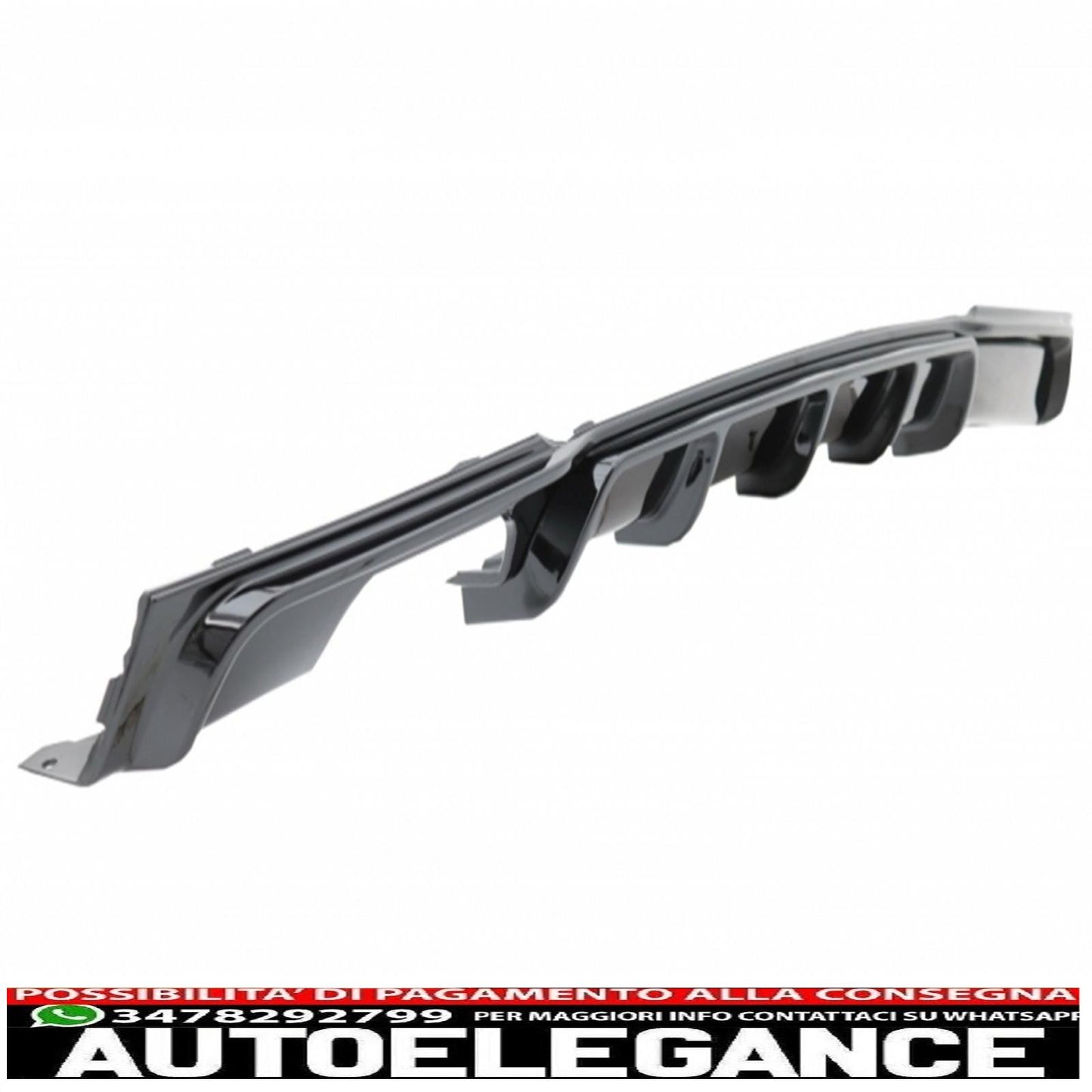 Spoiler paraurti anteriore spoiler paraurti posteriore diffusore nero lucido adatto per BMW serie 3 F30 F31 (2011-up) design m-performance