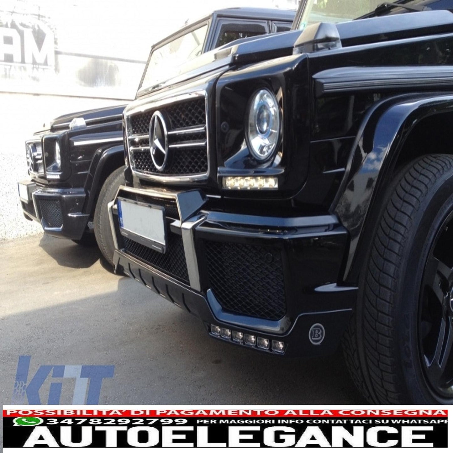 front bumper suitable for mercedes g-class w463 (1989-2017) g65 design