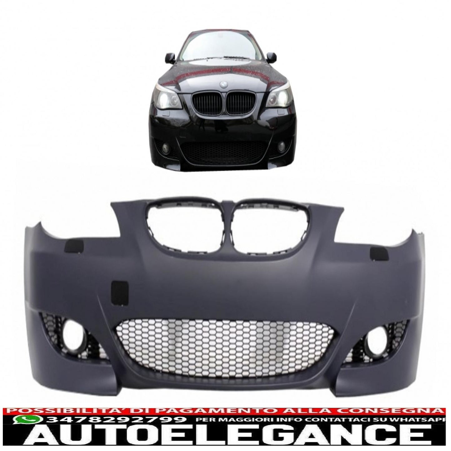 front bumper suitable for bmw 5 series e60 e61 (2003-2010) m5 design