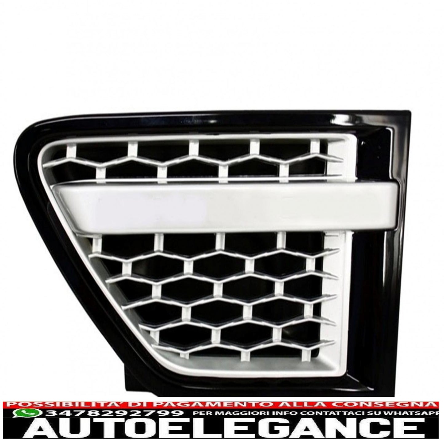 body kit suitable for land rover sport l320 restyling (2009-2013) design autobiography edition black grille silver