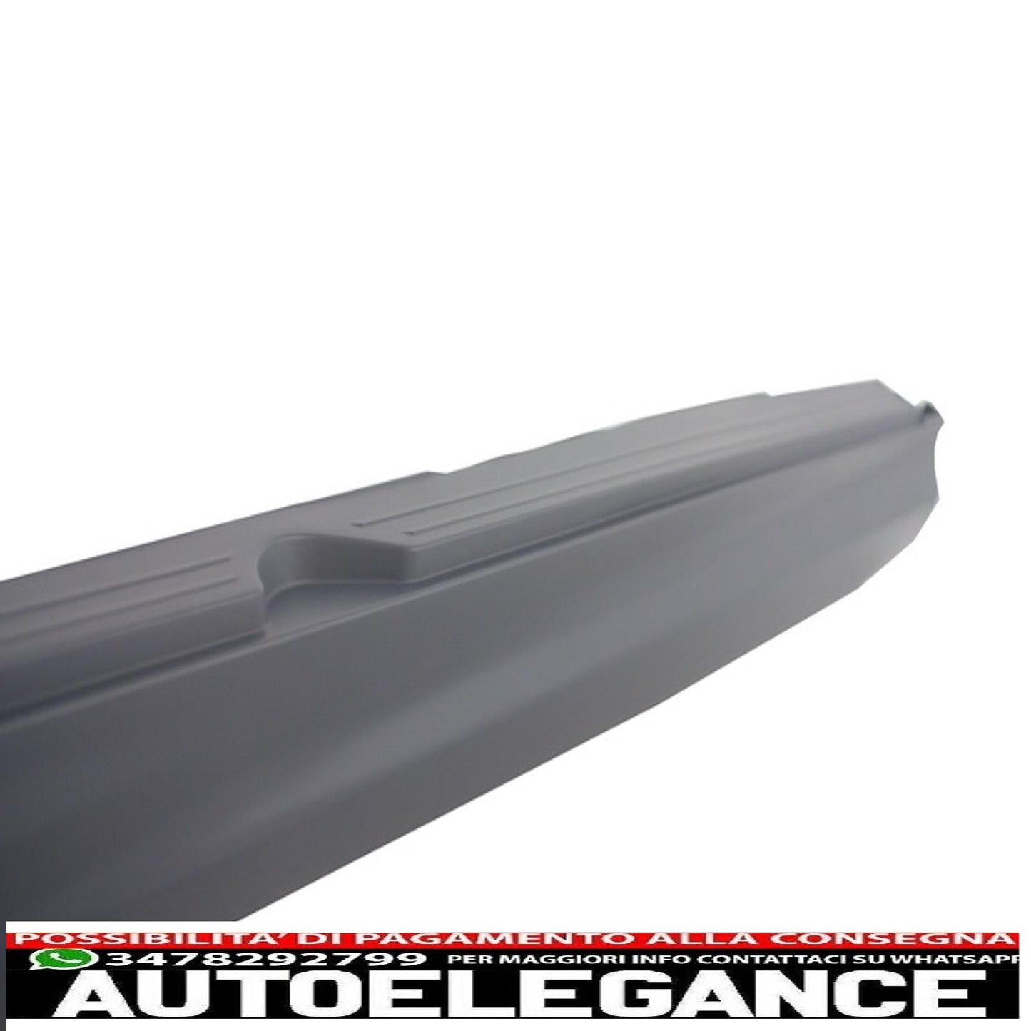 paraurti posteriore adatto per mercedes classe s w221 (2005-2010) design s65 con minigonne laterali versione corta