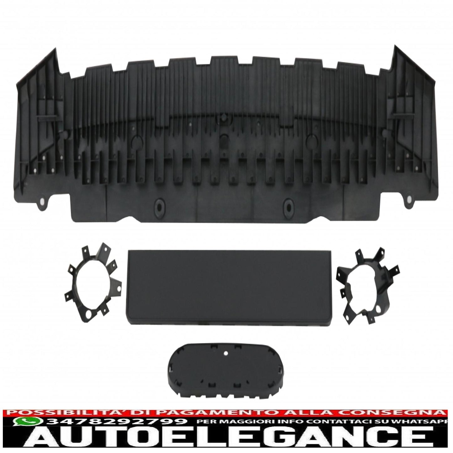 Front bumper suitable for audi a5 8t (2012-2016) sport design with fog lights