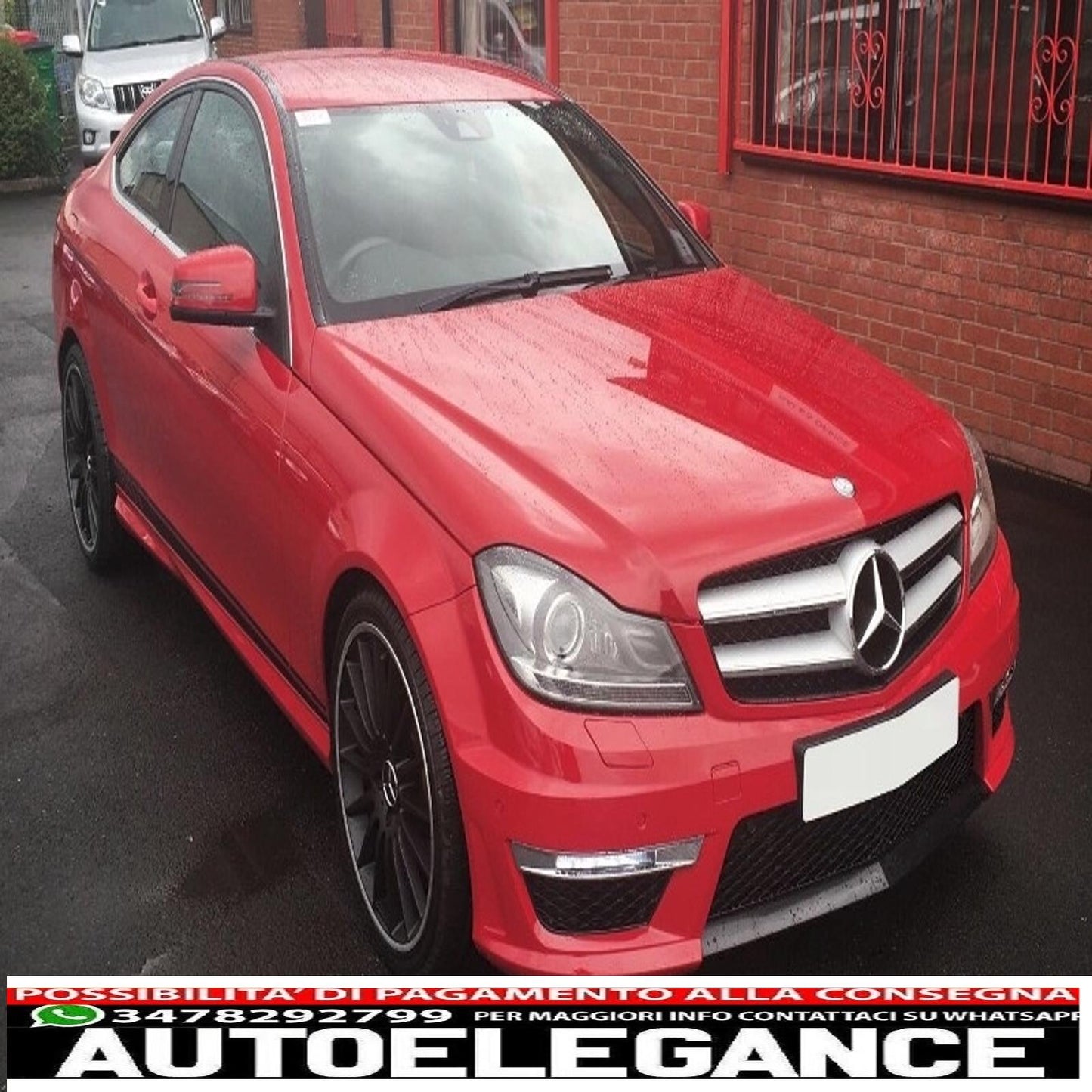 body kit suitable for mercedes c-class w204 (2007-2015) restyling c63 design