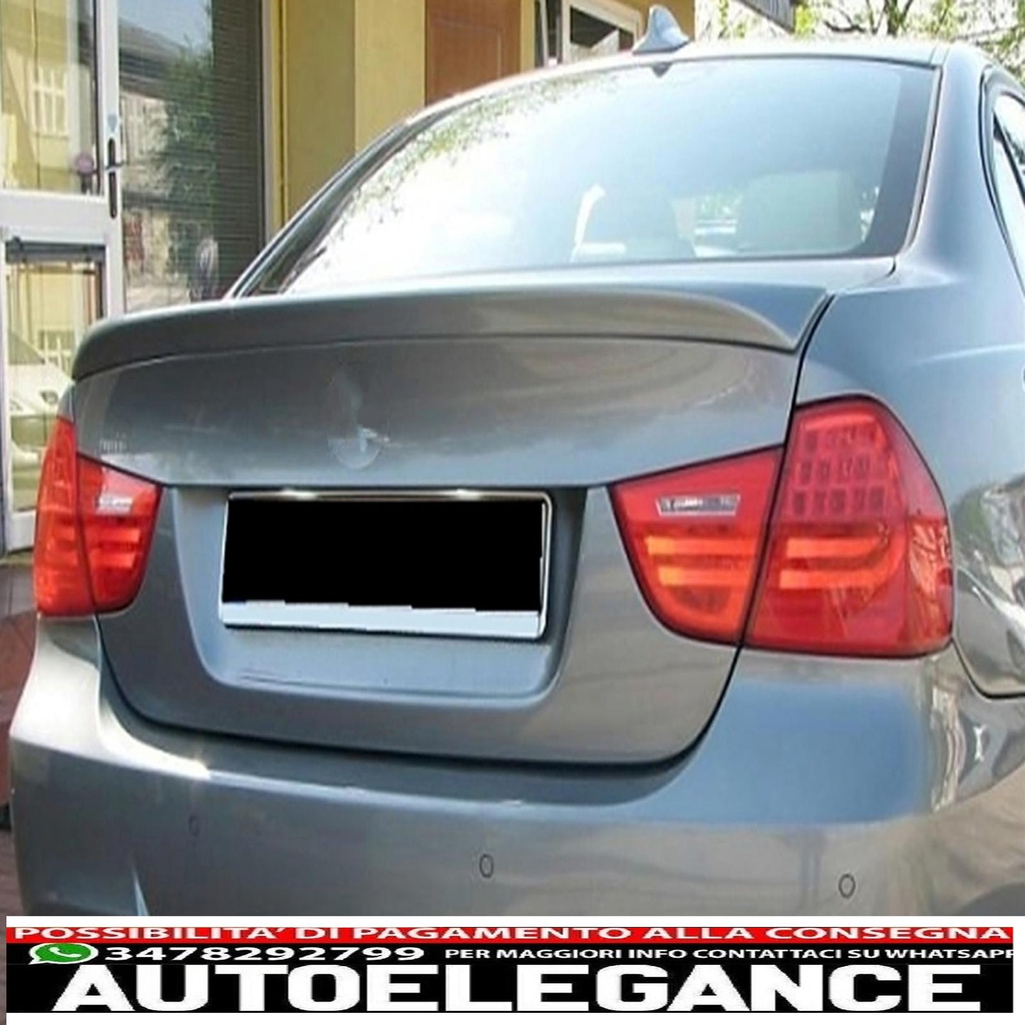 spoiler bagagliaio adatto per bmw serie 3 e90 berlina (2005-2010) m-technik design