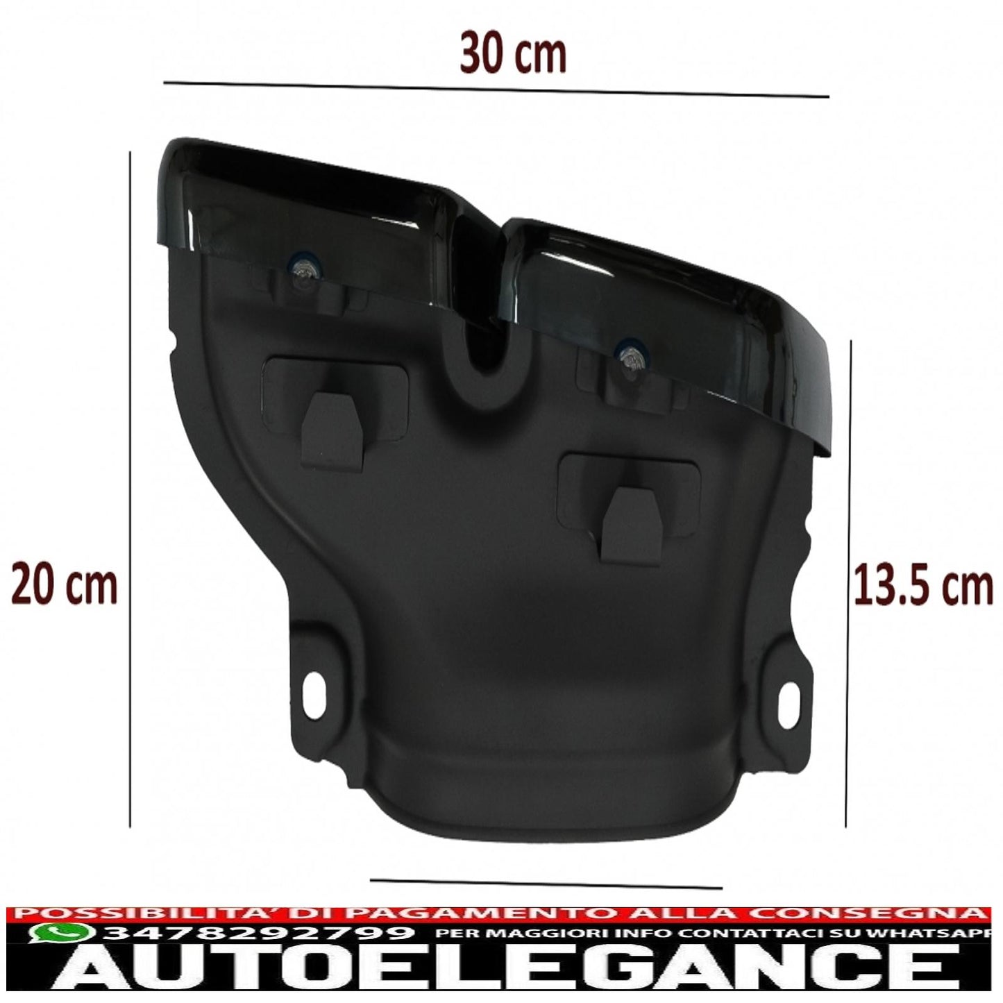 Rear Bumper Diffuser Valance with Black Exhaust Tips Fit for Mercedes C Class C205 A205 Coupe Cabriolet (2014-2019) C63 Design