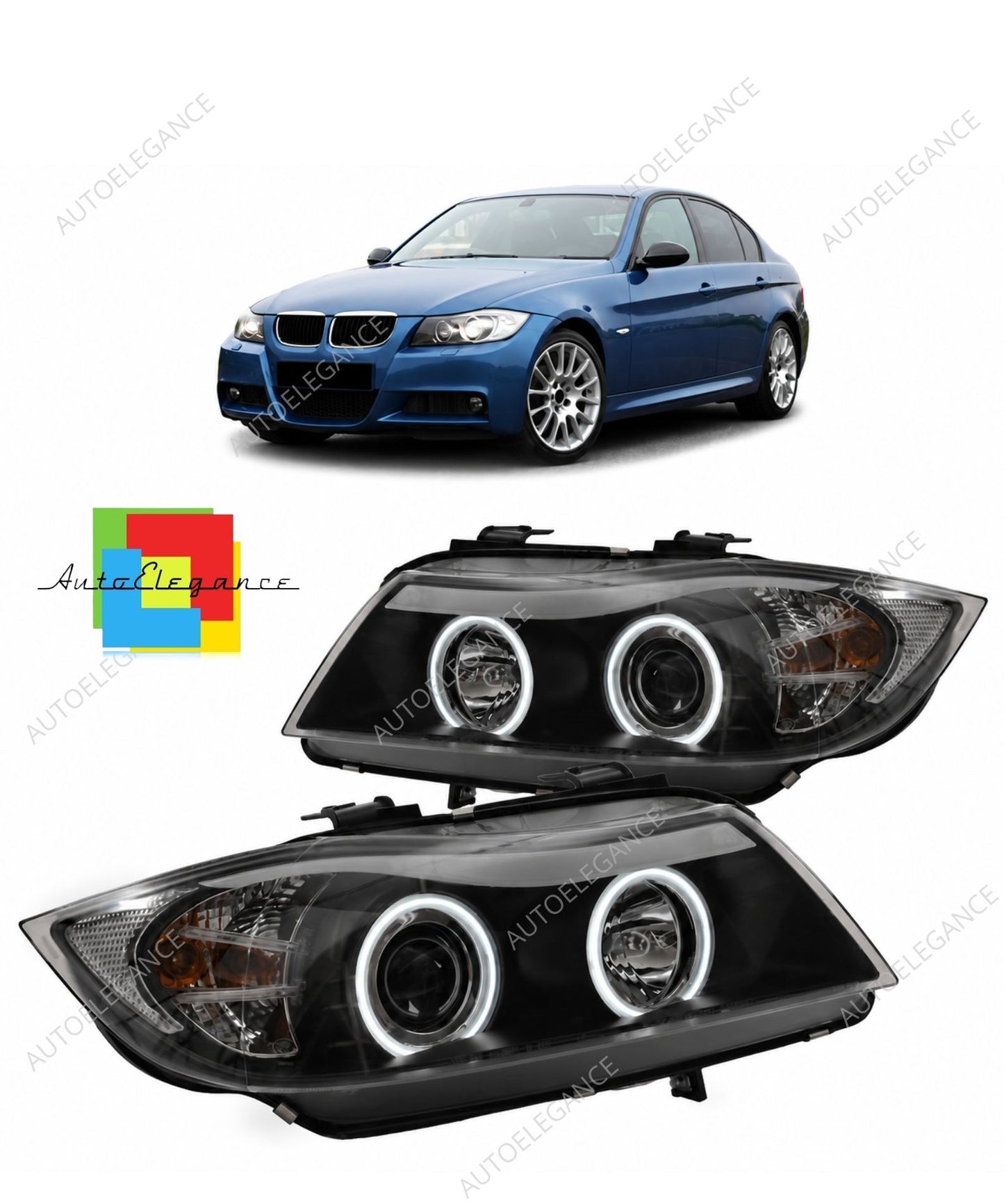 SPLITTER SUITABLE FOR VW GOLF 8 GTI GTD RLINE LOOK GLOSSY BLACK SPORTY DESIGN