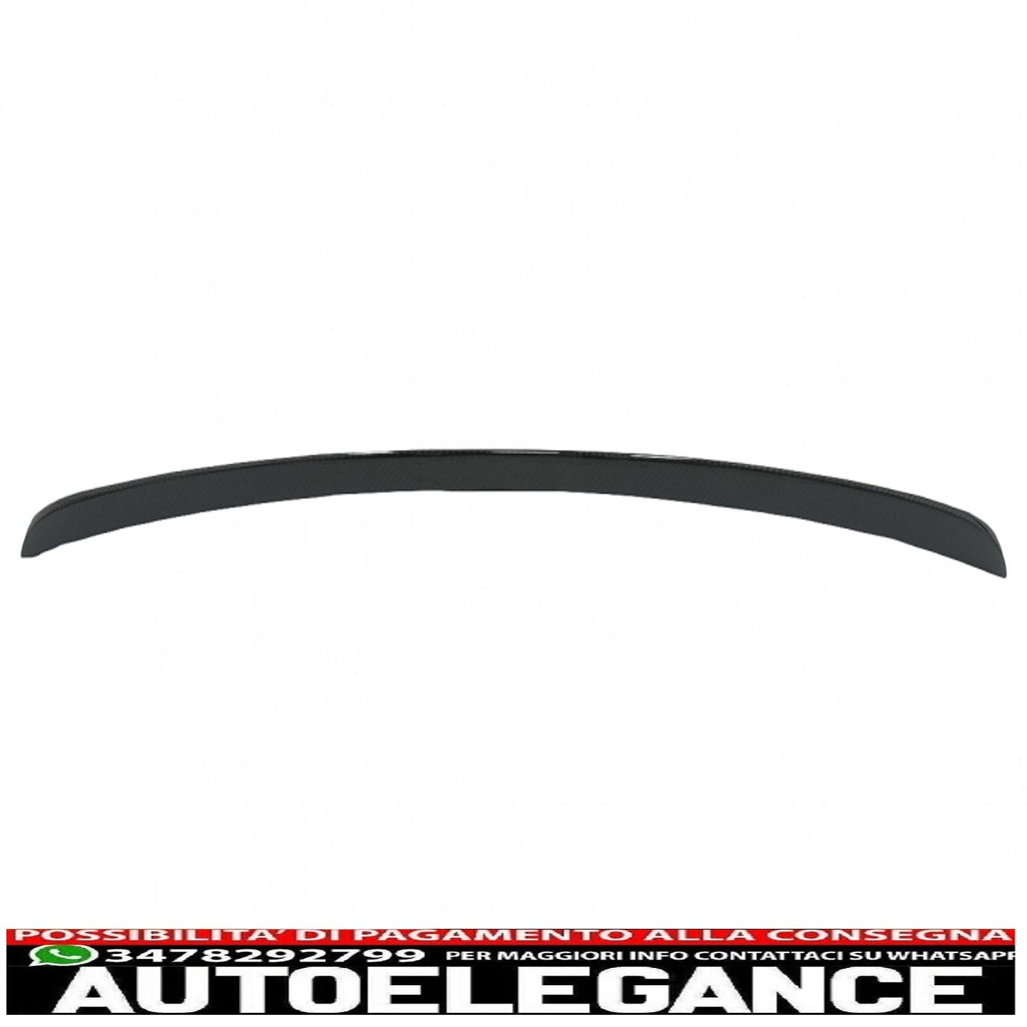 trunk spoiler with side indicator turn signal covers suitable for tesla model s (10.2016-up) real carbon