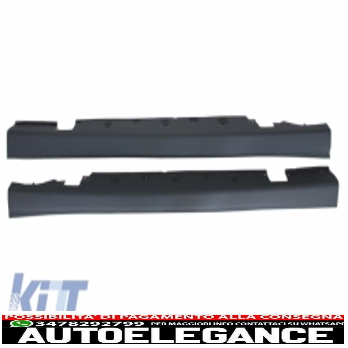 kit carrozzeria adatto per bmw serie 3 e46 4d berlina (1998-2004) design m-technik con terminali di scarico