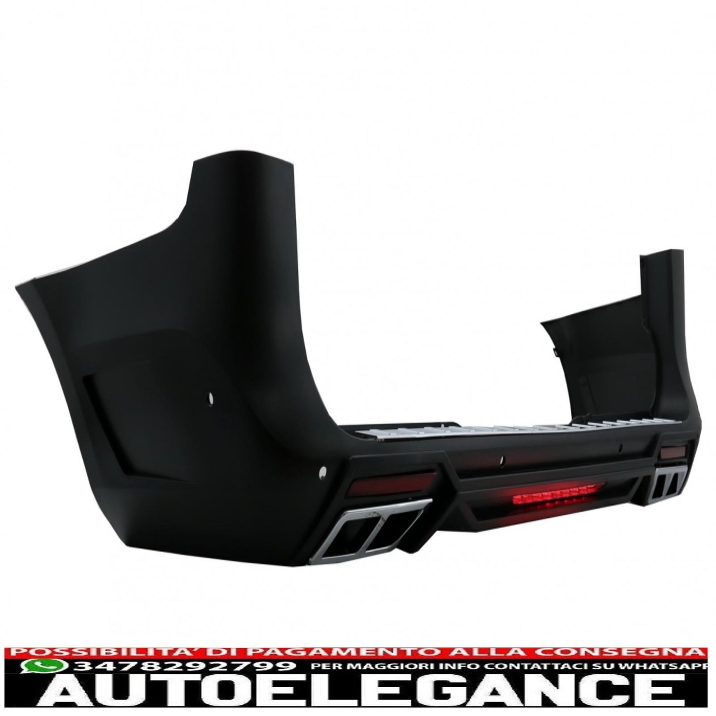 kit carrozzeria adatto per mercedes classe v w447 (2014-up) con griglia centrale e pedana per bagagliaio