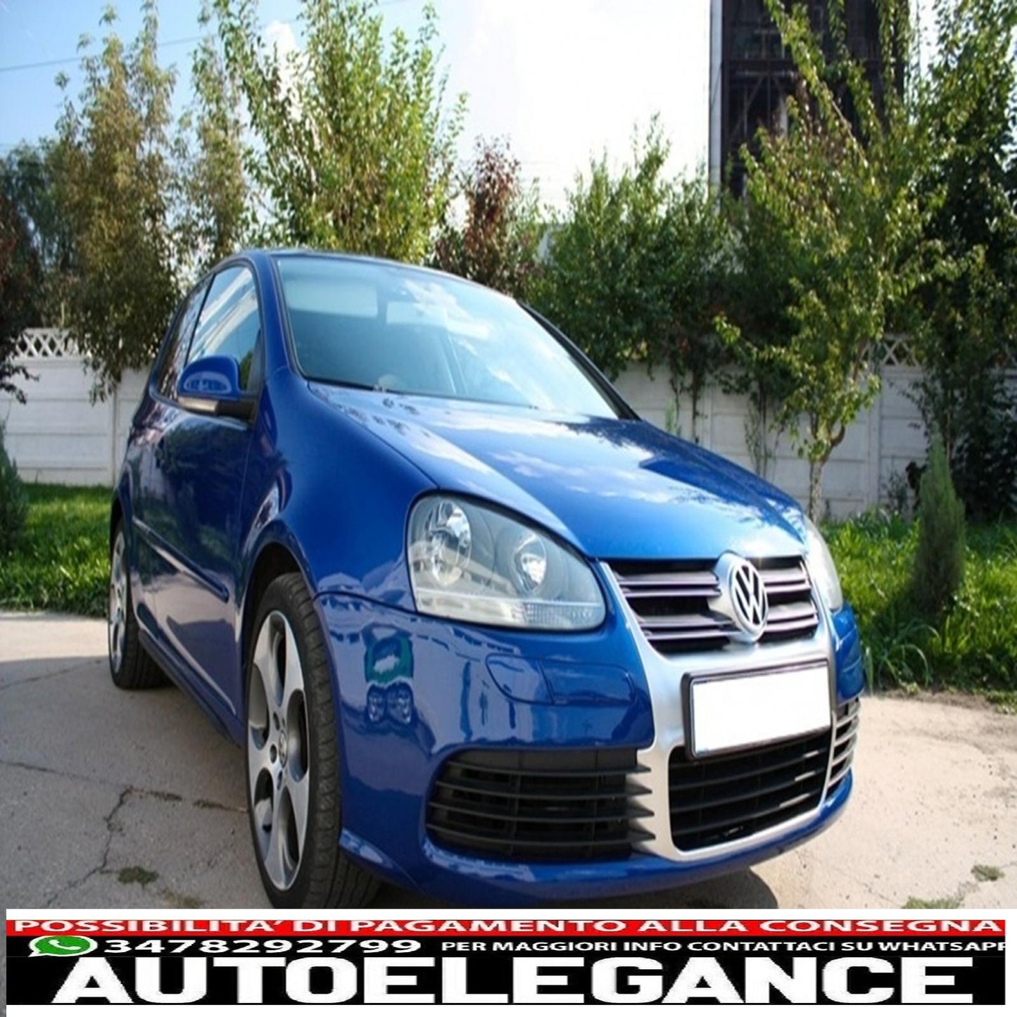 front bumper suitable for vw golf v 5 (2003-2007) side skirts chrome grille r32 look