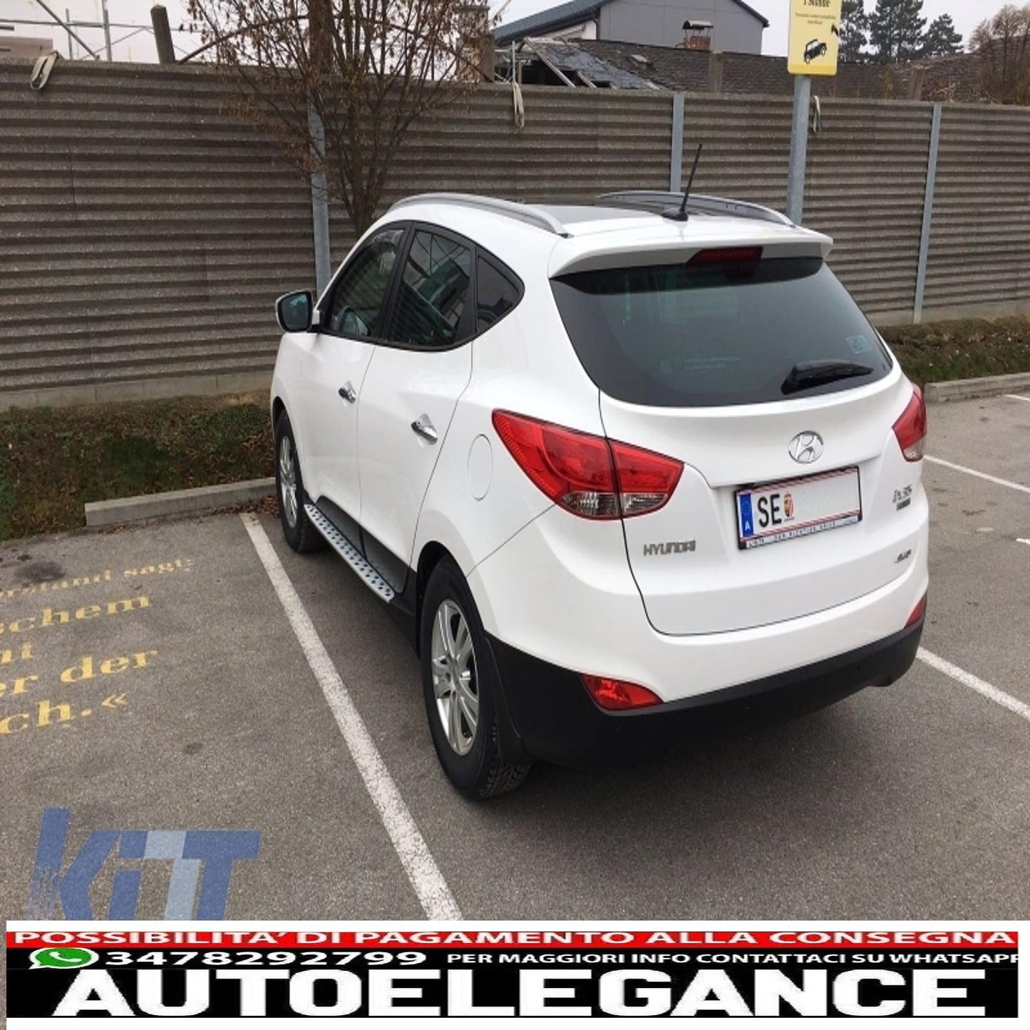 Side steps suitable for hyundai ix35 lm (2009-2014)