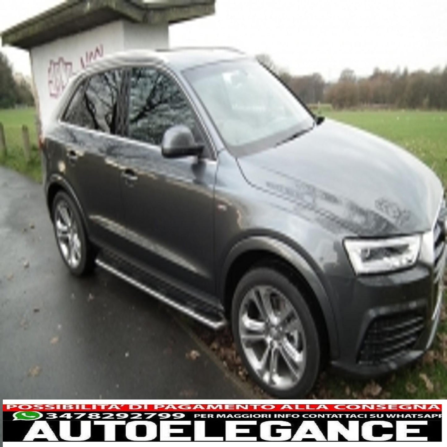 pedane laterali adatte per audi q3 8u (2011-up) fuoristrada suv