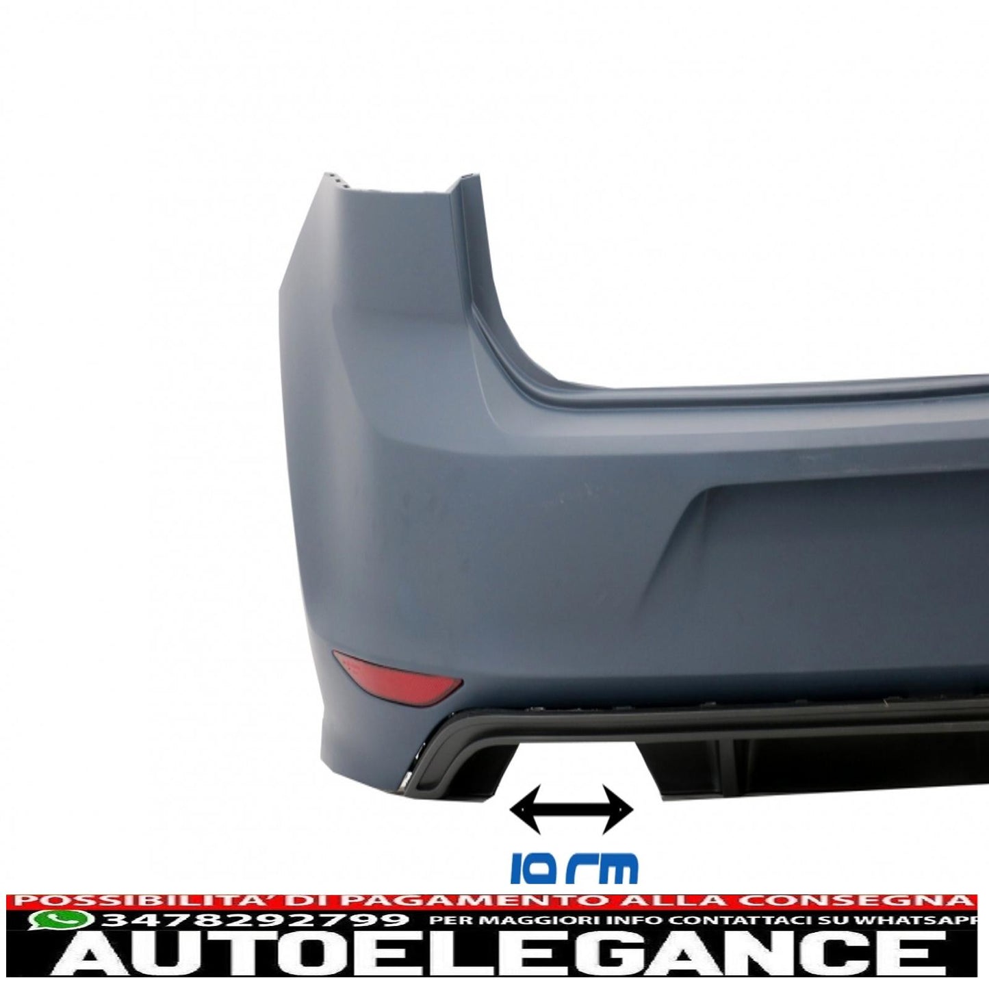 body kit completo con fari 3d led drl adatto per vw golf 7 vii (11/2012-07/2017) r design AUTOELEGANCERICAMBI