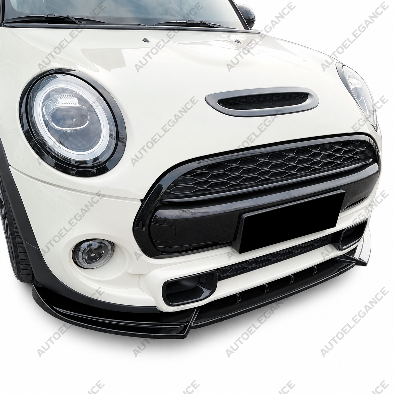 💫Splitter (3 Pezzi) Nero Lucido per Mini Cooper S e JCW F55 F56 F57 2014-2021💫