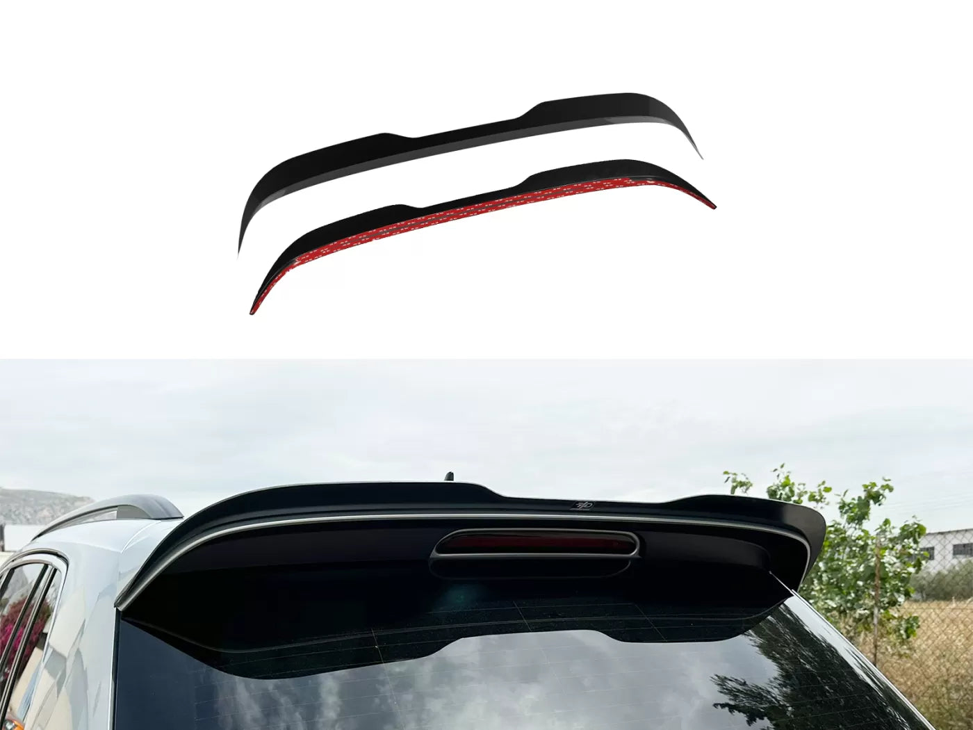 🔥SPOILER CAP PER VOLKSWAGEN TIGUAN R / R-LINE MK2 FACELIFT (2020–2024) 🔥