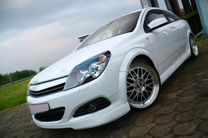 ❤️Spoiler Paraurti Anteriore Compatibile per OPEL Astra H GTC / TWIN TOP (2004❤️
