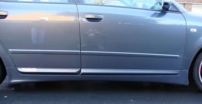 ❤️ Minigonne Laterali Compatibili con Audi A4 B6 2000–2004 Spoiler Sottoporta❤️