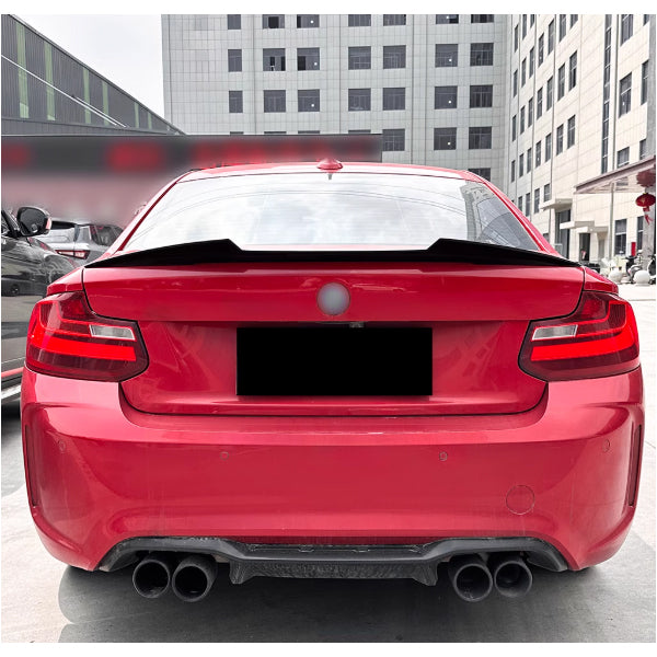 💫ART.7204 Spoiler Posteriore per BMW 2 (F22, F87) (2014-2020) Nero Lucido 💫