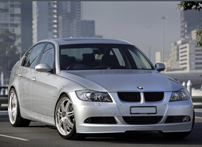 ❤️Spoiler Anteriore Compatibile con BMW E90 E91 2005–2008 Berlina Touring❤️