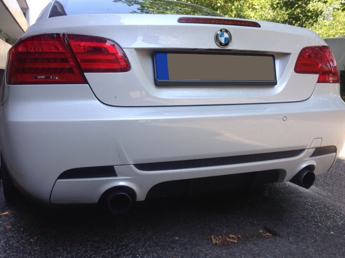 🔥SPOILER DIFFUSORE PARAURTI POSTERIORE ADATTO PER BMW E92 E93 M PACCHETTO🔥