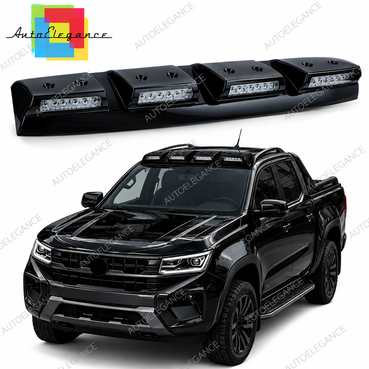👉Barra da Tetto Con Fari a LED adatta per Volkswagen Amarok II 2023+👈
