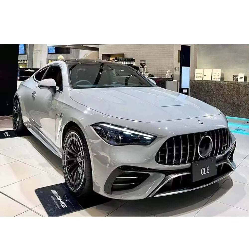 GRIGLIA ANTERIORE ADATTA PER MERCEDES CLE W236 2024+ LOOK AMG GT PROFILI CROMATI