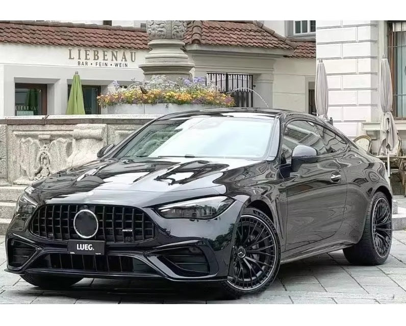FRONT GRILLE SUITABLE FOR MERCEDES CLE W236 2024+ AMG GT LOOK GLOSSY BLACK PROFILES