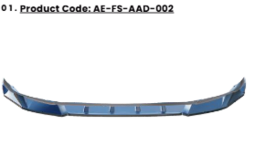 ART.2384 SPLITTER CUPRA FORMENTOR MK1 2020-2024