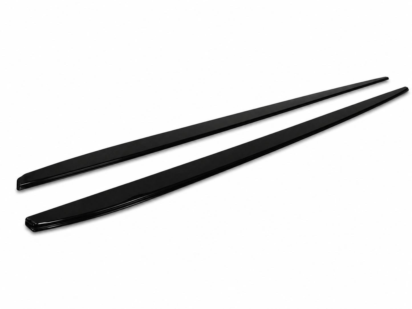 💫Sotto Minigonne adatto per fiat 500 Nero Lucido💫
