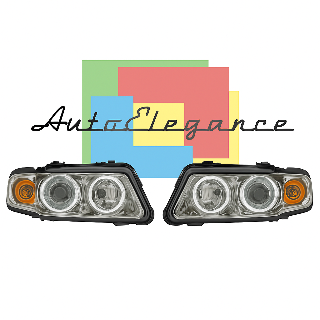 🔥SET FARI ANTERIORE ADATTO PER AUDI A3 96-00 H1+H1 per faro LWR🔥