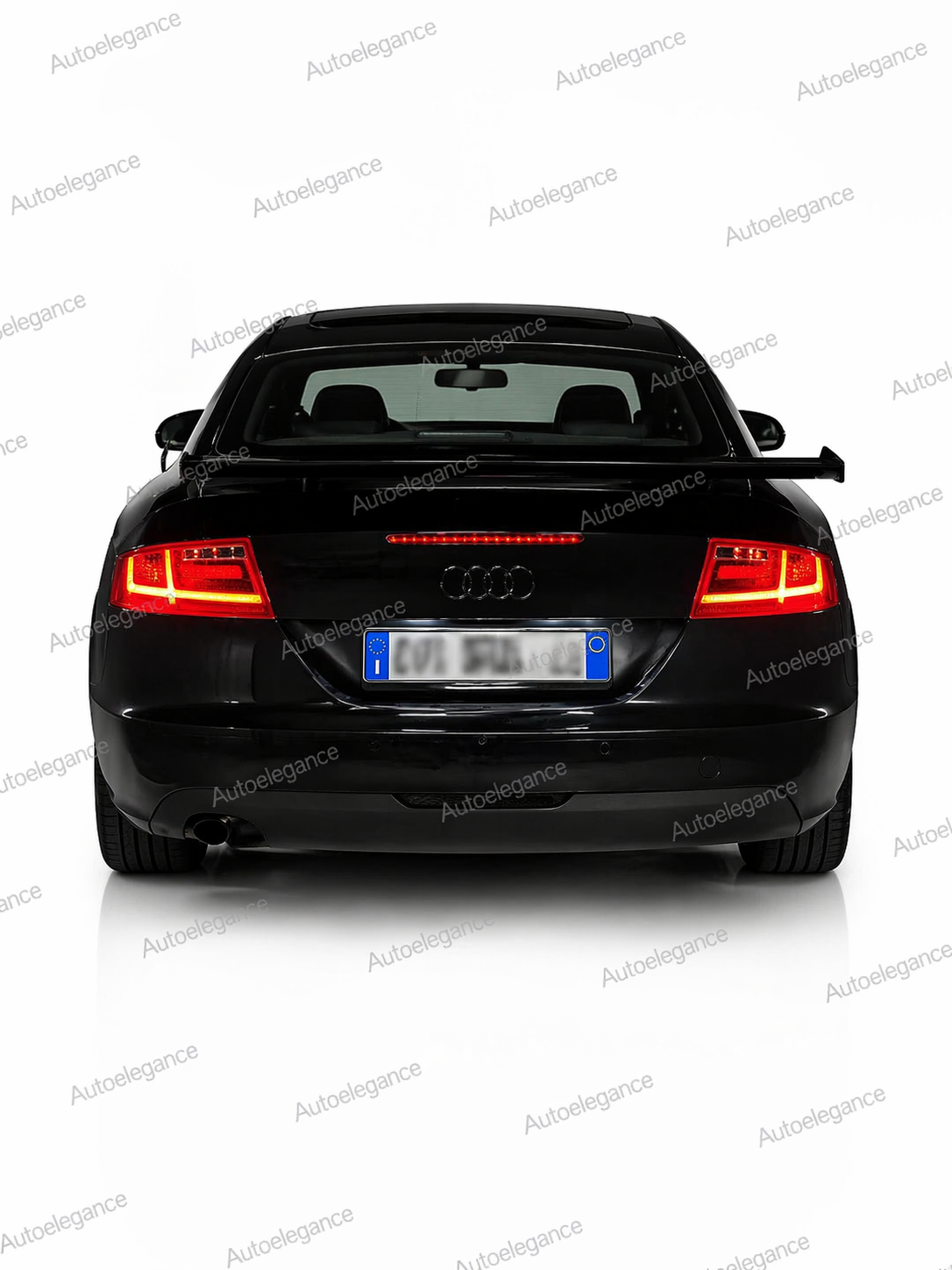 🔥SPOILER POSTERIORE IN STILE GT PER AUDI TT TTRS MK2 MK3 AS3 NERO LUCIDO🔥