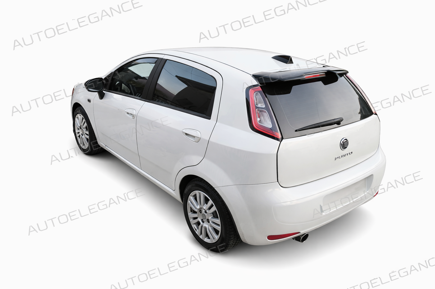 πART.0268 SPOILER FIAT PUNTO EVO 2009-2018 NERO LUCIDO π