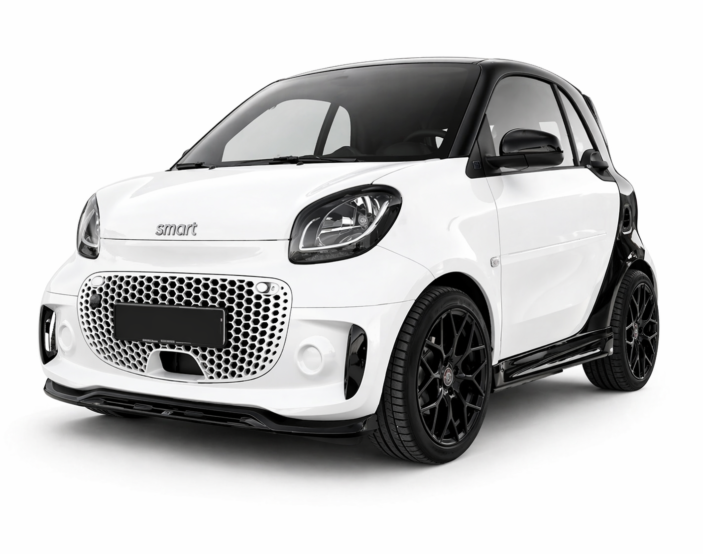 💕ART.9614 Splitter Anteriore Smart 453 EQ Fortwo NERO LUCIDO💕