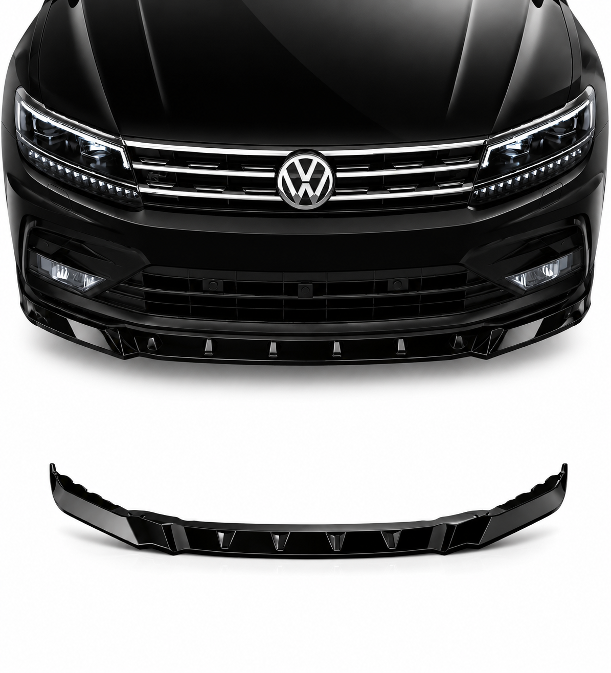๐ART.2422 SPLITTER ADATTO PER VW TIGUAN MK2 R-LINE 2015-2020๐