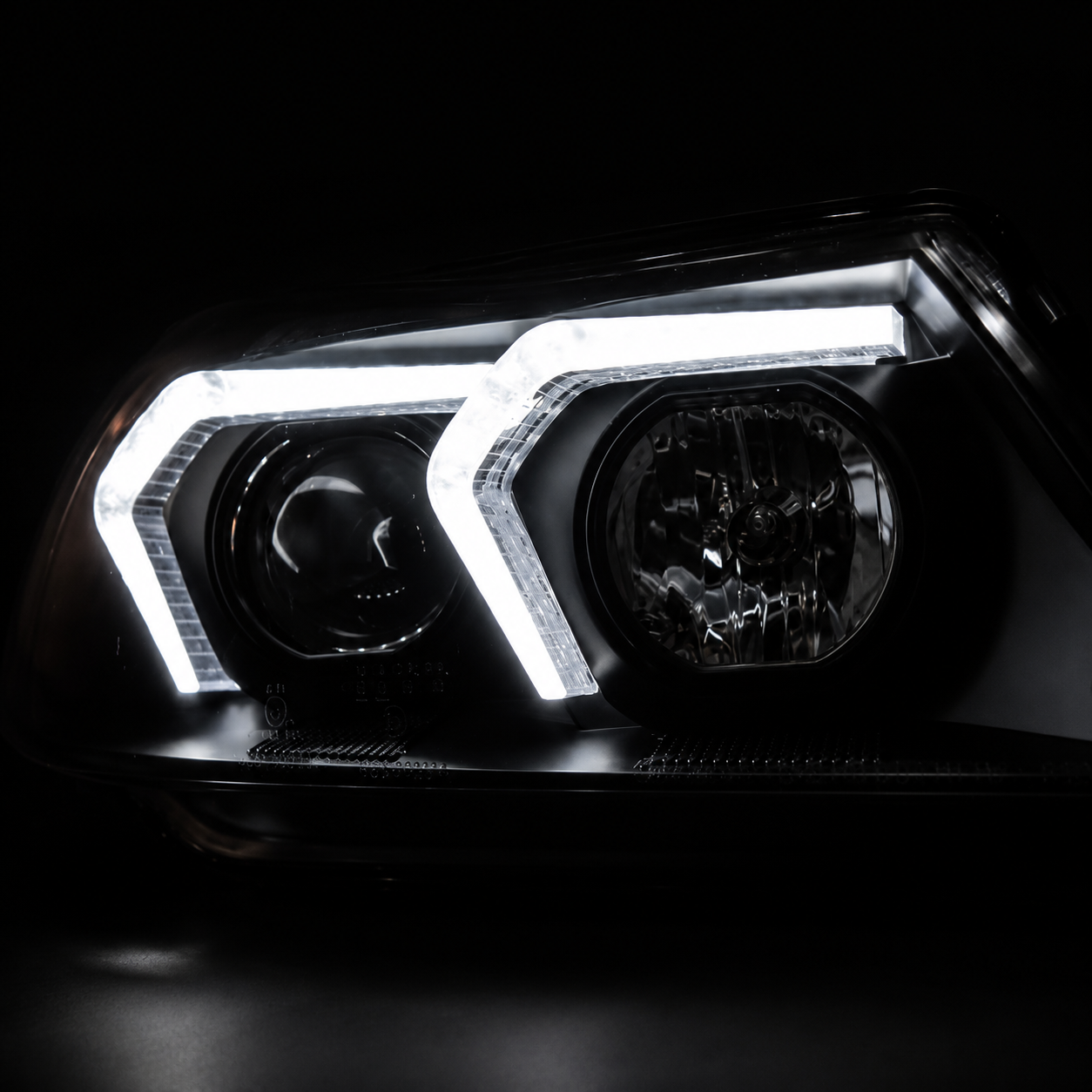 ๐ Fari Anteriori Adatto per BMW E90 E91 05-08 LED Neri ๐