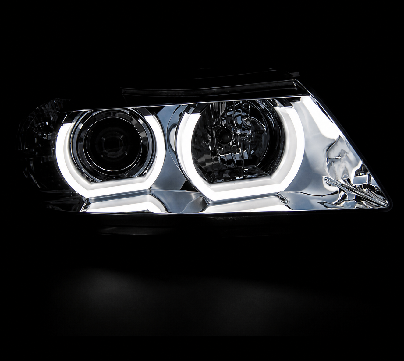 SPLITTER SUITABLE FOR VW GOLF 8 GTI GTD RLINE LOOK GLOSSY BLACK SPORTY DESIGN