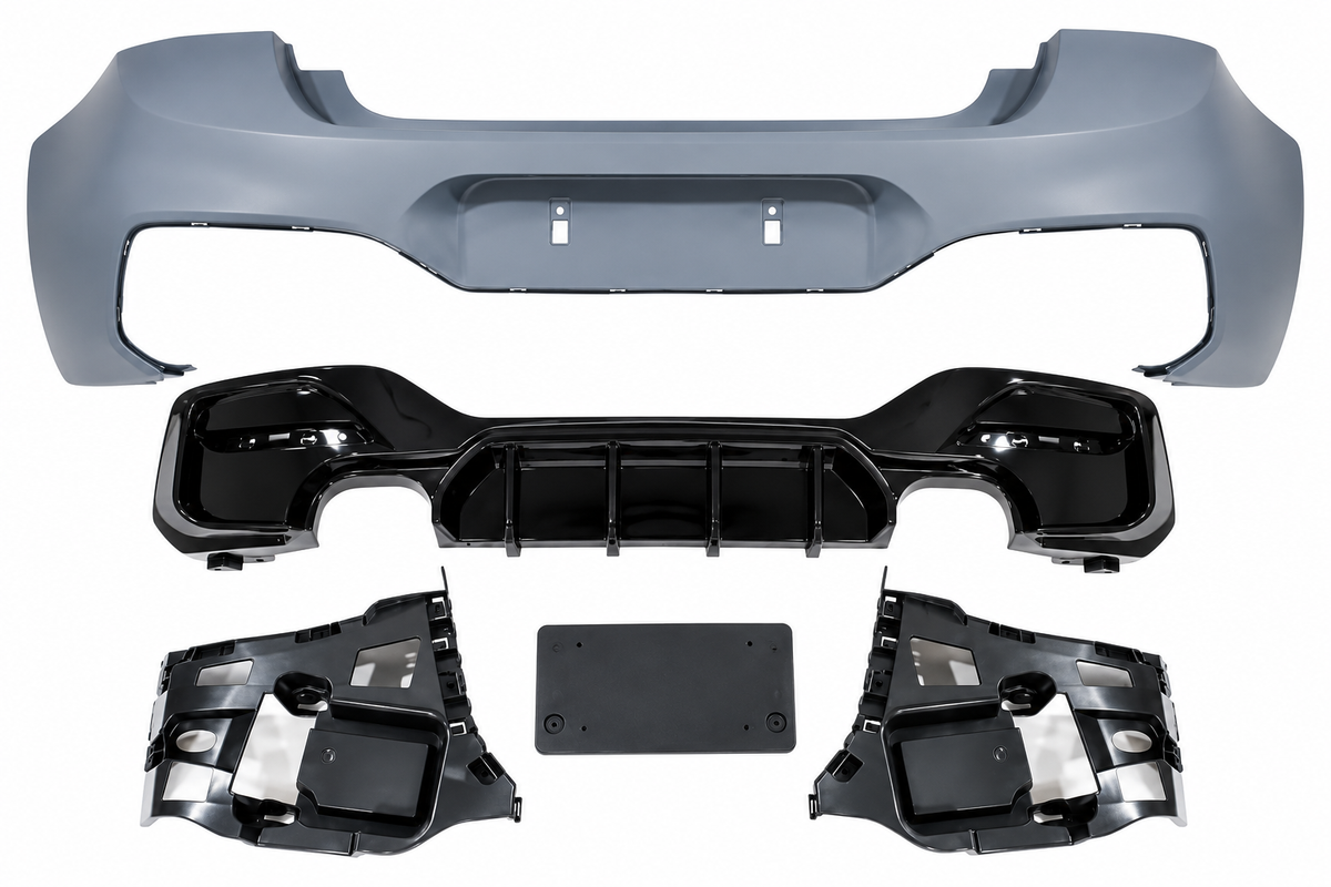 💕PARAURTI POSTERIORE ADATTO PER BMW F20 2017+ DOPPIA USCITA 2+2💕