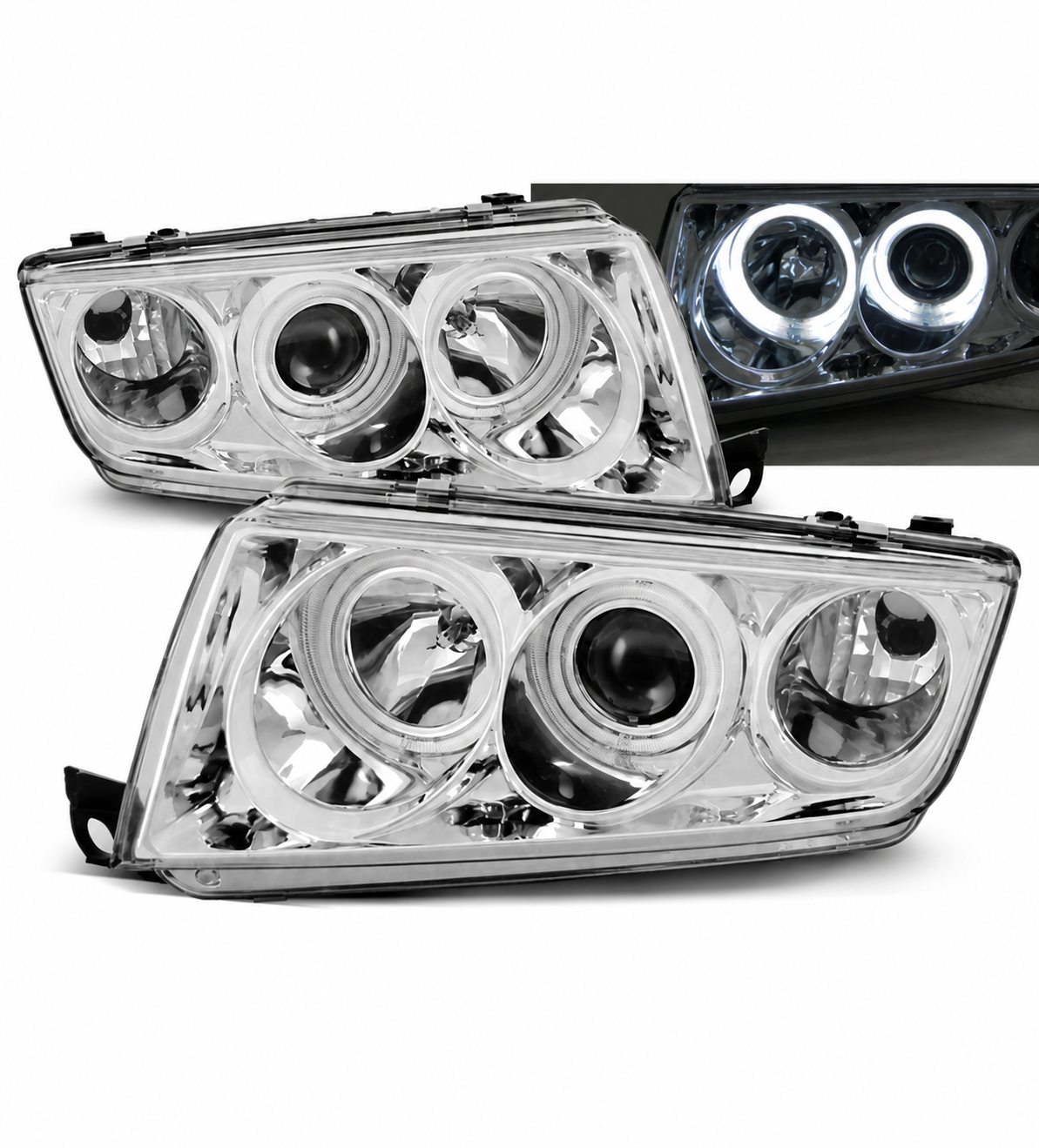 BODYKIT E36 + COUPE REAR LIGHTS WITH WHITE INDICATOR
