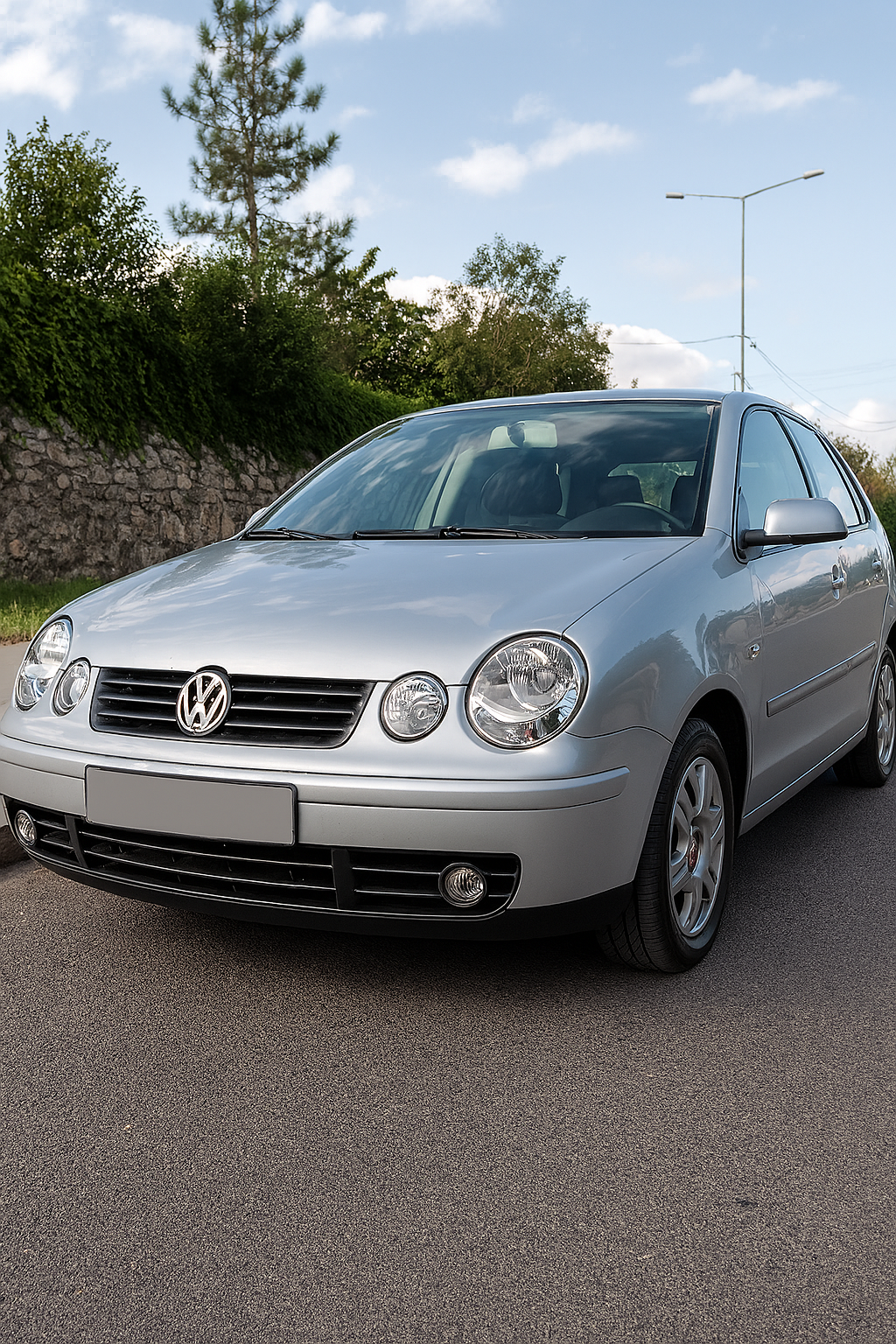 ART.2278 FARI ANTERIORI POLO 2001-2005 ANGEL H7/H7