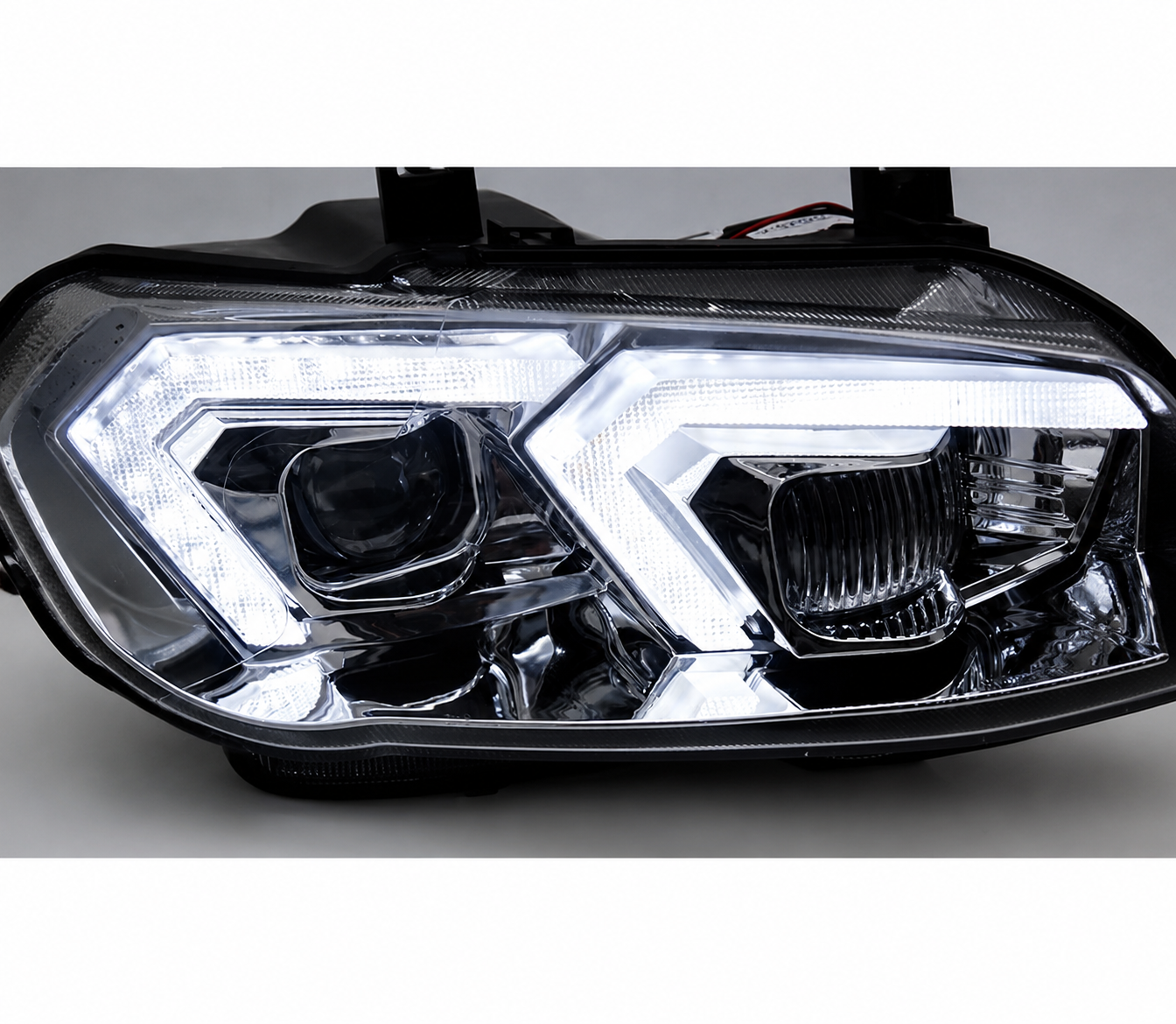 ๐ Fari Anteriori Adatto per BMW E92 E93 LCI 10-13 Xenon Cromati ๐