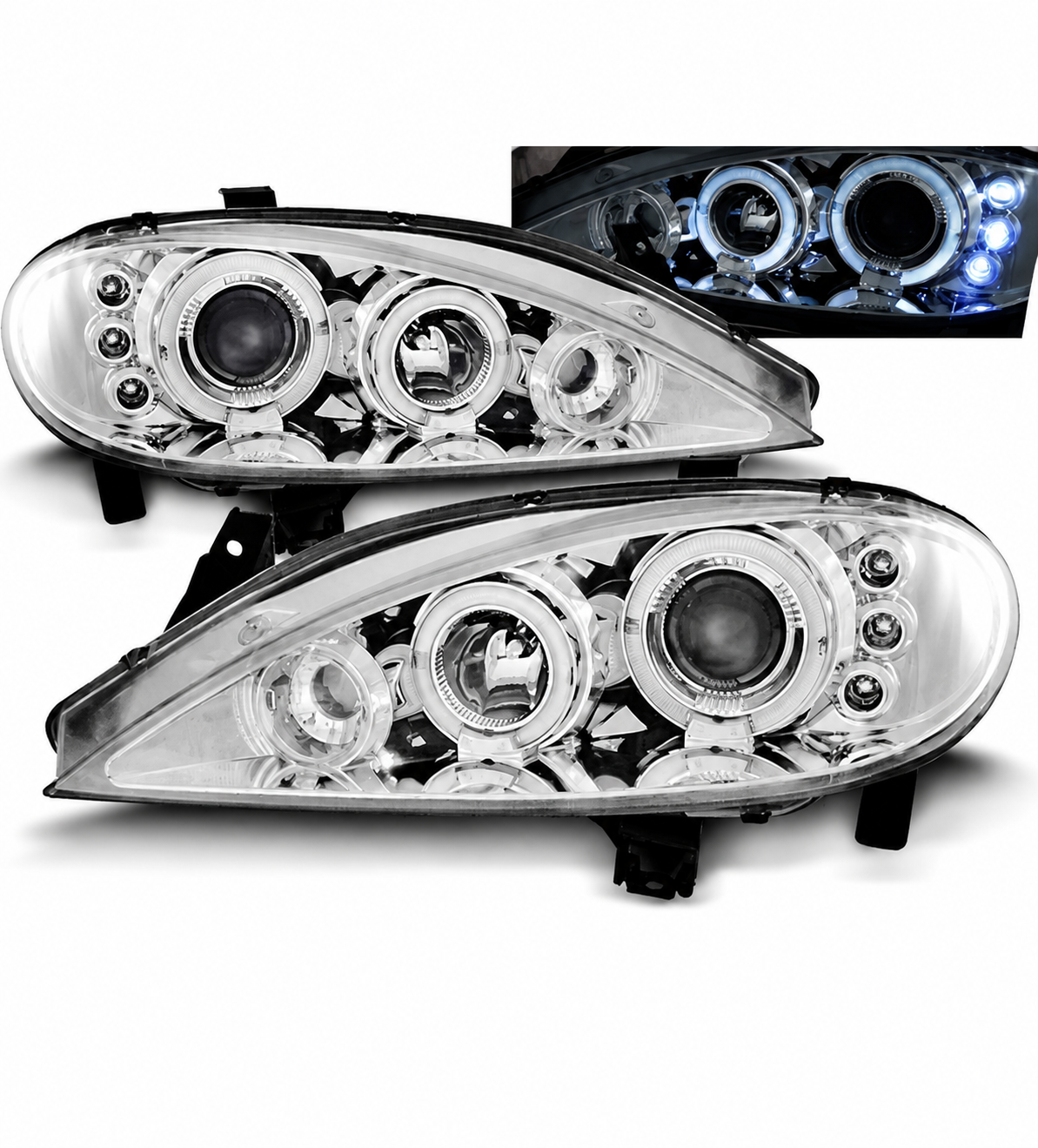 BODYKIT E36 + COUPE REAR LIGHTS WITH WHITE INDICATOR