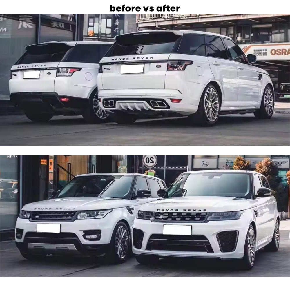 Full bodykit conversion for Range Rover Sport L494 (2013-2017) to SVR Facelift 2018+ Look