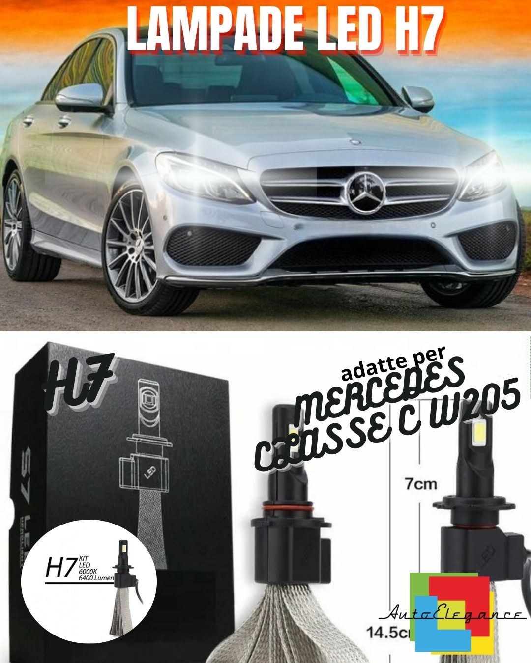 Pack LED MERCEDES-BENZ Classe C T-Model (S205) C 160 (205.244) (2015 à 2024) – Pack Complet main image 0