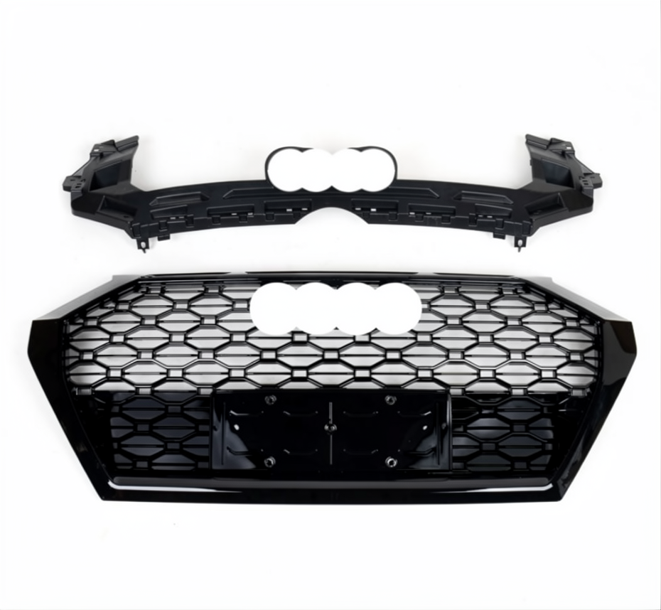 💕 Paraurti Anteriore Adatto per Audi Q5 SQ5 20-25 Sportivo Rennsport Nero 💕
